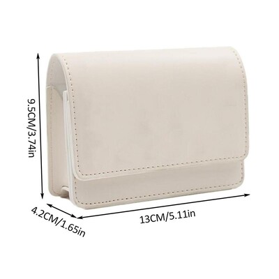 Torba za pohranu daljinomjera za golf Prijenosni golf PU kožna torbica za laserski mjerač udaljenosti Mala torbica s mekom unutarnjom postavom za golf