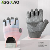 1 ζευγάρι Γάντια γυμναστικής γυμναστικής γυμναστικής Body Building Αθλητικά γάντια γυμναστικής άρσης βαρών Αντιολισθητικά γάντια για γυναίκες Ανδρικά γάντια γιόγκα