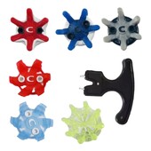 14 τμχ Golfs Shoe Spikes Αντικατάσταση καρφιών παπουτσιών Δοντιών τσιμπήματα με βίδες Στριφτό σπείρωμα Εύκολη εγκατάσταση Golfs Shoe Drop Αποστολή