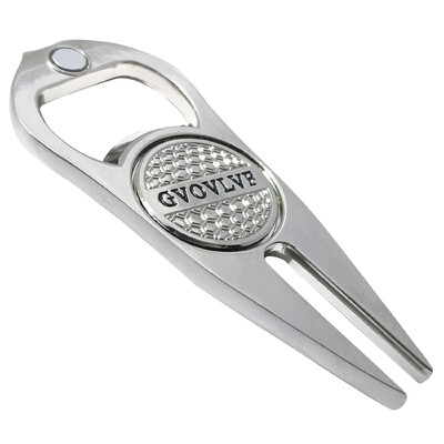 GVOVLVF Πολυλειτουργικό εργαλείο επισκευής Golf Divot Pitchfork Pitchfork που τοποθετεί ανοξείδωτο ατσάλι Βοηθήματα εκπαίδευσης για προπόνηση Pitch Ανθεκτικό