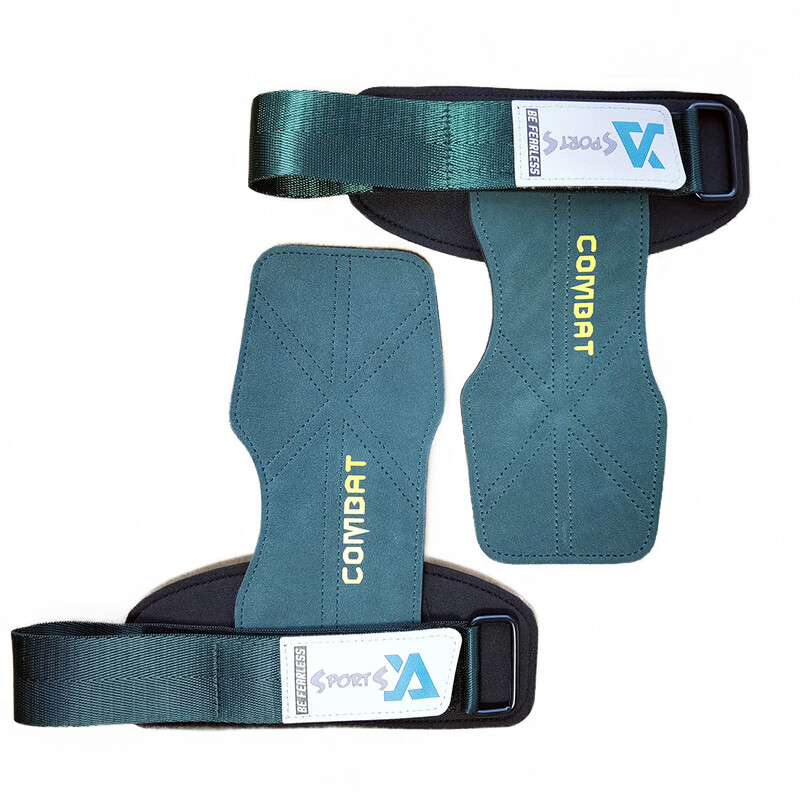 1 par 3-slojne rukavice za dizanje utega od goveđe kože Jastučići za hvatanje za mrtvo dizanje za teretanu Trake za zapešće Rukavice za vježbanje Pull-Up Rukavice