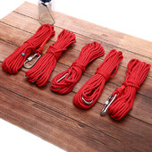 Magneți roșii de pescuit de 10 m frânghie Magneți puternici de căutare pentru oală de pescuit Magnet de pescuit