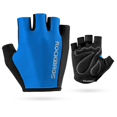 ROCKBROS Ποδηλατικά γάντια Ανδρικά Γυναικεία Αθλητικά Γάντια Half Finger Summer MTB Mountain Outdoor Fitness Γάντια ποδηλάτου