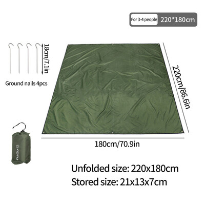 Deka za plažu Izuzetno velika vanjska prostirka za kampiranje Vodootporna prostirka za plažu Putna deka za planinarenje i piknik Lagana prostirka bez pijeska