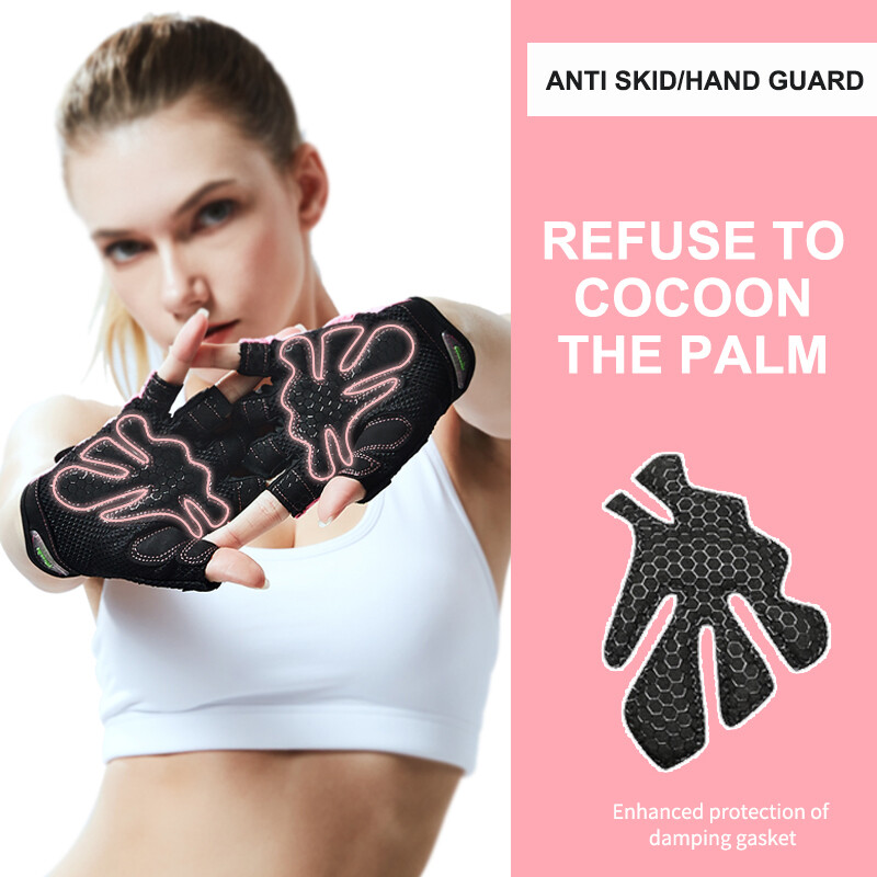 Biciklističke rukavice za biciklističke poluprste koje se ne kližu Ljetni sportovi na otvorenom Biciklističke sportske rukavice Ženske teretane za fitness Biciklističke rukavice bez prstiju