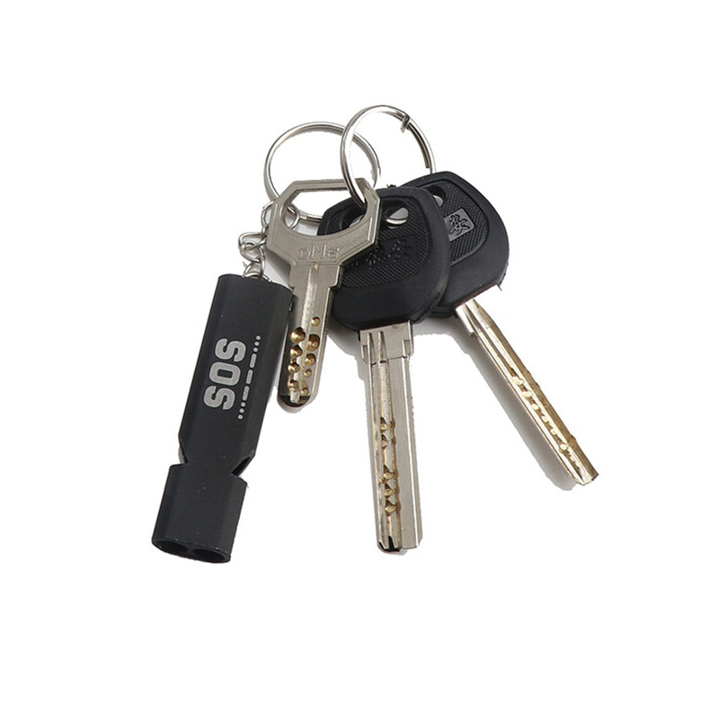 1/2 buc Fluier de supraviețuire pentru camping în aer liber Fluier de frecvență Instrument portabil EDC multifuncțional SOS Fluier de urgență pentru cutremur