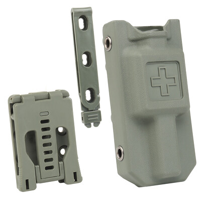 Θήκη για θήκη πρώτων βοηθειών Tactical Molle Tourniquet Holder EDC Θήκη θήκης με κλιπ ζώνης Κυνηγετικό κουτί τσάντας αποθήκευσης