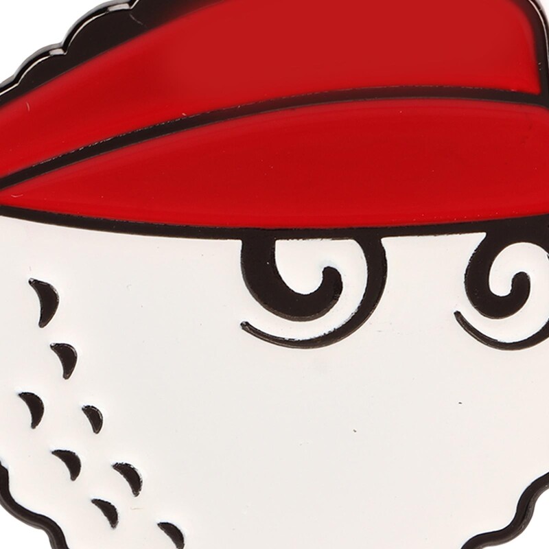 Pret rūsu izturīgs cinka sakausējuma lodīšu cepures marķieris — ideāla golfa spēlētāja dāvana sievietēm, izsmalcināta meistarība