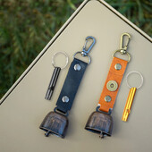 Bear Bell with Whistle Σετ Δυνατό Bear Bell με μαγνητικό σιγαστήρα Υπαίθριο κάμπινγκ Survival Πεζοπορία Αναρρίχηση Εξοπλισμός έκτακτης ανάγκης