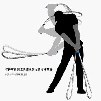 Golf Swing Trainer Aid Portable Tempo Ball Practice Tool for Birthday Gifts Golf Club Swing Practice Rope for Golfer Lovers