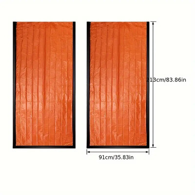 Vanjska vodootporna vreća za spavanje za preživljavanje u hitnim slučajevima Prijenosna Edc oprema za kampiranje Termalna vreća Komplet prve pomoći za spašavanje Mylar deka