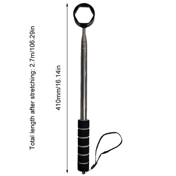 8,86 FT Telescopic Golf Ball Retriever Extendable Golf Ball Retriever Αντιολισθητική λαβή Αξεσουάρ γκολφ Δώρα για παίκτες γκολφ