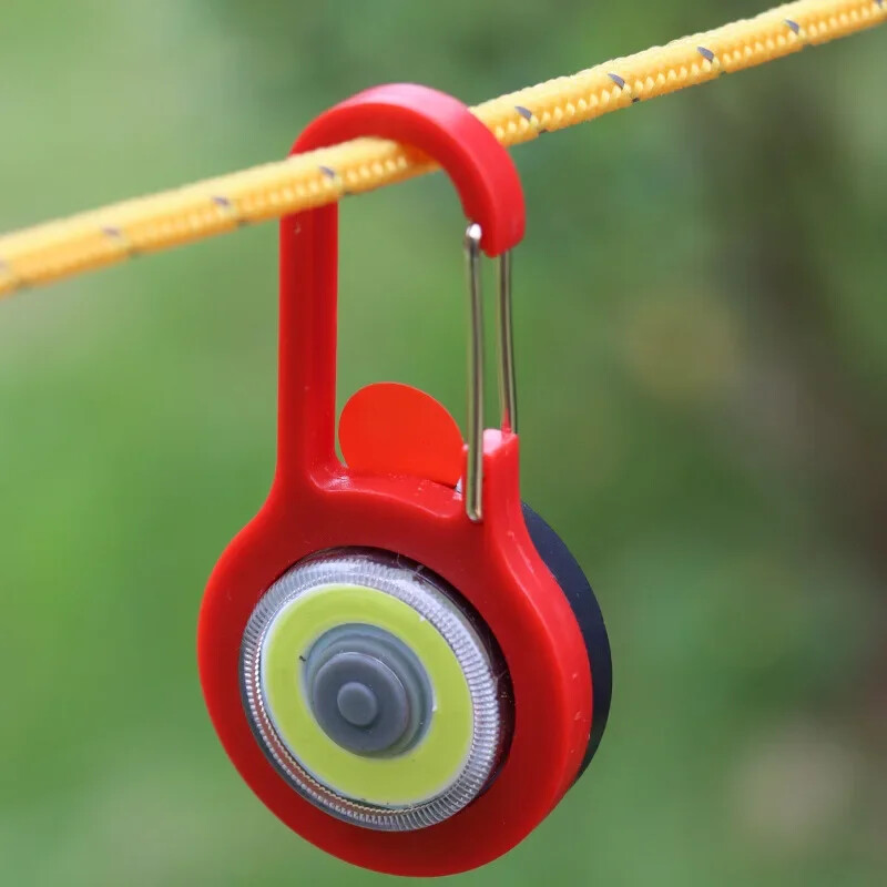 3 režiimi COB LED taskulamp karabiiniga taskulamp kaasaskantav laterna võtmehoidja rippuv seljakoti lamp ööseks telkimiseks