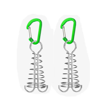 Välikämpingu kaheksajalgade köis, telkimislaua nael, roostevabast terasest fikseeritud telgiköis, puidust konks vedru tuuleköis