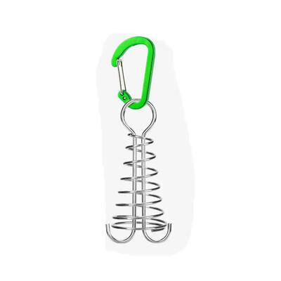 Välikämpingu kaheksajalgade köis, telkimislaua nael, roostevabast terasest fikseeritud telgiköis, puidust konks vedru tuuleköis