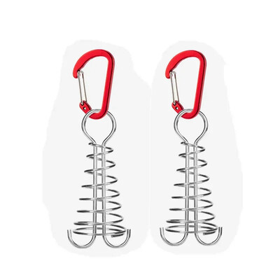 Välikämpingu kaheksajalgade köis, telkimislaua nael, roostevabast terasest fikseeritud telgiköis, puidust konks vedru tuuleköis