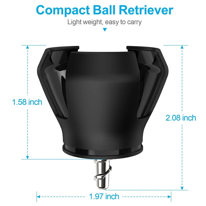Golfa bumbiņas Grabber Picker Bumbu savācējs, kas paredzēts putera gala golfa bumbiņu retrīvers savācējs rīks ātrai uzstādīšanai