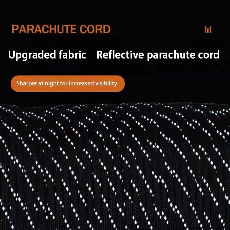 Reflektirajući Paracord 550 Vojni 7-žilni konopac Taktički padobranski konopac Šator za kampiranje Uže za upozorenje Line za užad DIY narukvica