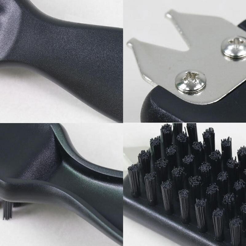 2 U 1 Četka za čišćenje cipela za golf sa šiljastim ključem Četka za čišćenje utora golf palice Prijenosni čistač za uklanjanje prljavštine od blata za golf palicu