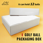Γκολφ Μπάλα Χάρτινο Κουτί Ζαχαροπλαστείο Διακοσμητικό Κουτί δώρου Κουτιά δώρου 18,3x13,7x4,8cm Κουτί συσκευασίας για γάμους Χριστουγεννιάτικο Λευκό