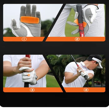 Golf Magic Tape Golf Grip Фрикционни стикери Golf Beginner Alignment Silicone Magic Stick Golf Swing Trainer Аксесоари