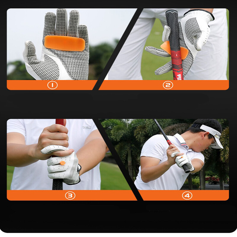 Golf Magic Tape Αυτοκόλλητα τριβής Golf Grip Golf για αρχάριους Ευθυγράμμιση σιλικόνης Magic Stick Golf Swing Trainer