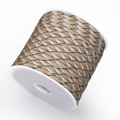 Nauja 2023 m. 50 m Paracord 4 mm Paracord 7 gyslų lauko stovyklavimo virvė parašiuto laido virvelė daugiafunkcinė palapinė Cordave