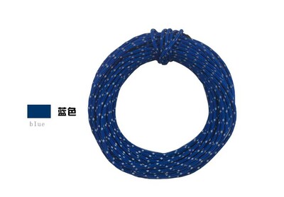 Shine Trip 2,5 mm atstarojoša Paracord telts vēja virve Bold Telts fiksēta virve Atstarojoša veļas aukla Daudzfunkcionāla virve 50 pēdas