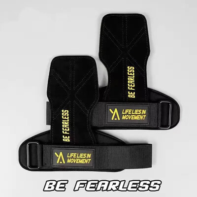 Επαγγελματικά γάντια γυμναστικής από δέρμα αγελάδας λαβές Αντιολισθητικά μαξιλαράκια ανύψωσης ζωνών δύναμης Deadlift Belt Workout Προστασία παλάμης 1 Pair Pads