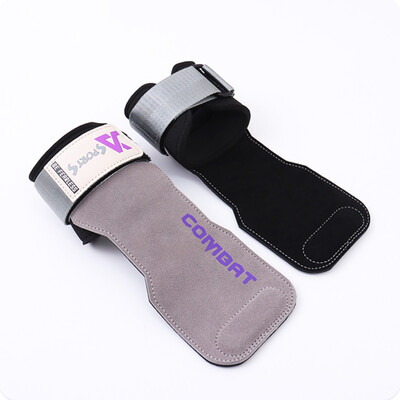 Επαγγελματικά γάντια γυμναστικής από δέρμα αγελάδας λαβές Αντιολισθητικά μαξιλαράκια ανύψωσης ζωνών δύναμης Deadlift Belt Workout Προστασία παλάμης 1 Pair Pads