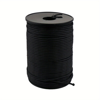 100 m/328 stôp 7-žilový pletený paracord náramok, ručne vyrobené DIY paracordové lano do stanu, veterné lano