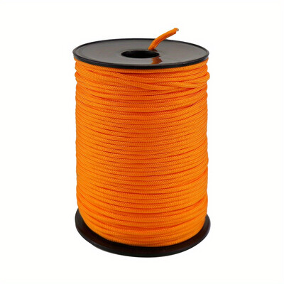 100 m/328 stôp 7-žilový pletený paracord náramok, ručne vyrobené DIY paracordové lano do stanu, veterné lano