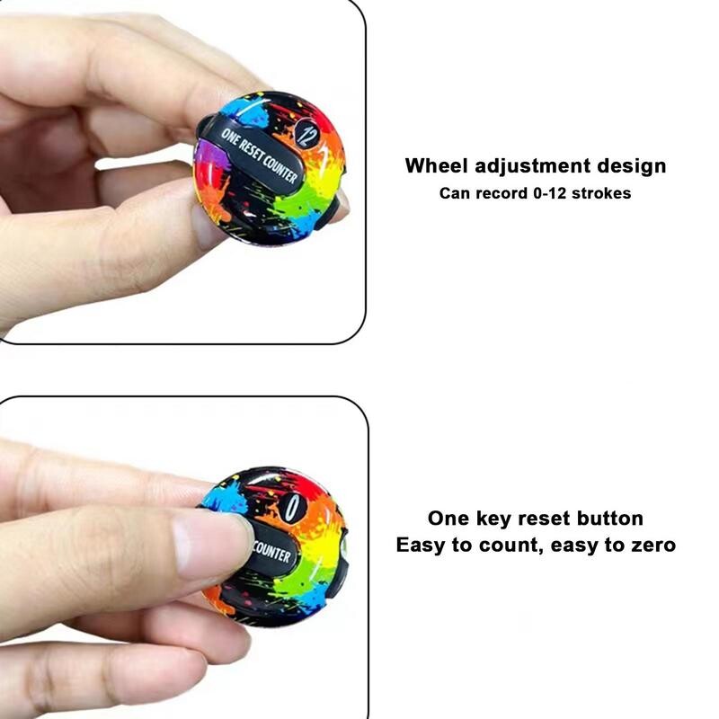 Σκόρερ με κλιπ καπέλο γκολφ Μίνι μετρητής γκολφ με κλιπ καπέλου Αθλητικός εξοπλισμός εξωτερικού χώρου για γάντια Σακίδια πλάτης με ζώνη ρούχων