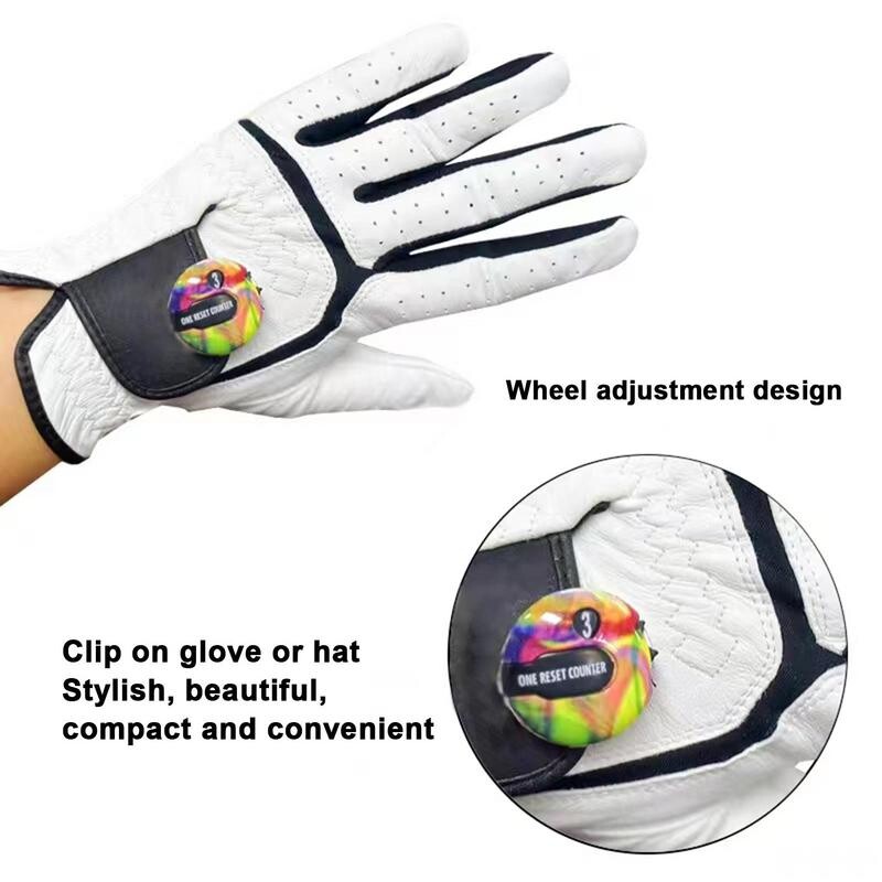 Σκόρερ με κλιπ καπέλο γκολφ Μίνι μετρητής γκολφ με κλιπ καπέλου Αθλητικός εξοπλισμός εξωτερικού χώρου για γάντια Σακίδια πλάτης με ζώνη ρούχων