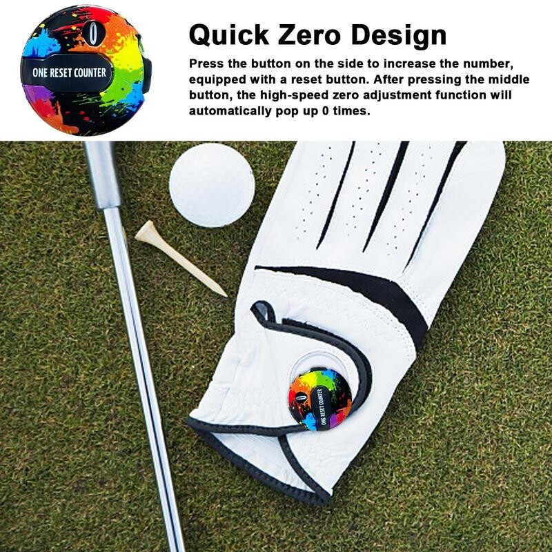 Σκόρερ με κλιπ καπέλο γκολφ Μίνι μετρητής γκολφ με κλιπ καπέλου Αθλητικός εξοπλισμός εξωτερικού χώρου για γάντια Σακίδια πλάτης με ζώνη ρούχων