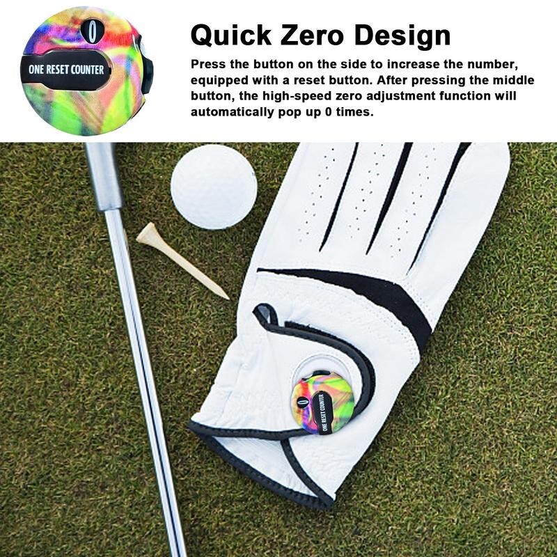 Σκόρερ με κλιπ καπέλο γκολφ Μίνι μετρητής γκολφ με κλιπ καπέλου Αθλητικός εξοπλισμός εξωτερικού χώρου για γάντια Σακίδια πλάτης με ζώνη ρούχων
