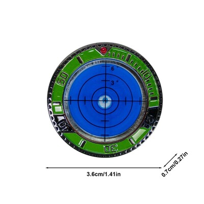 Golfový svah, značka na čítanie úrovne, značka na klobúk, svorka na vyrovnávaciu značku, svorka na značku polohy lopty, nástroj na vonkajší športový tréning