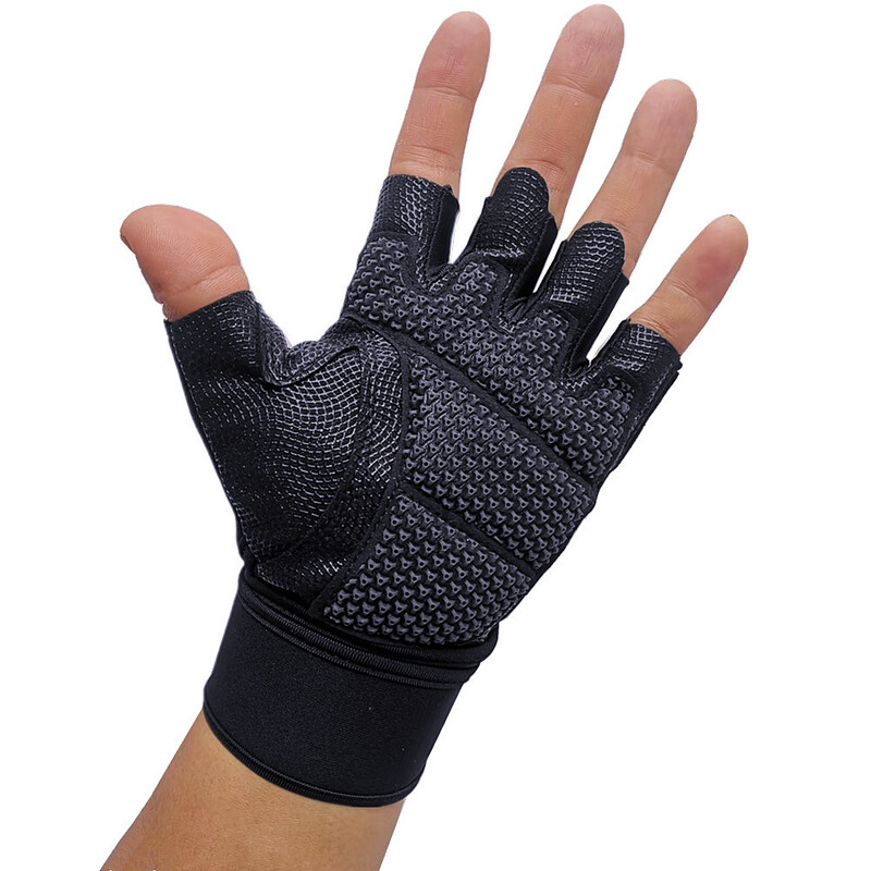 Γάντια γυμναστικής σιλικόνης Bodybuilding Weightlifting Dumbbell Training Crossfit γυμναστικής γάντια για άνδρες γυναίκες