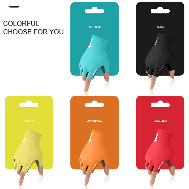 Ανδρικά γάντια ποδηλασίας Άνοιξη καλοκαίρι Γάντια ποδηλάτου μισού δακτύλου Αντιολισθητικό ποδήλατο μοτοσικλέτας MTB Fitness Γάντια ψαρέματος Γυναικεία