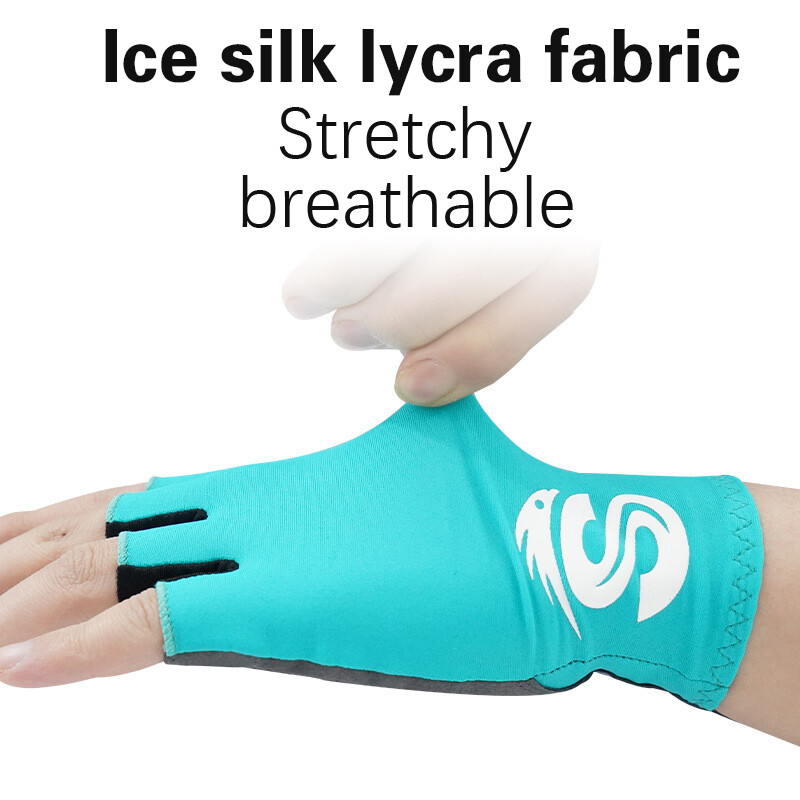 Ανδρικά γάντια ποδηλασίας Άνοιξη καλοκαίρι Γάντια ποδηλάτου μισού δακτύλου Αντιολισθητικό ποδήλατο μοτοσικλέτας MTB Fitness Γάντια ψαρέματος Γυναικεία