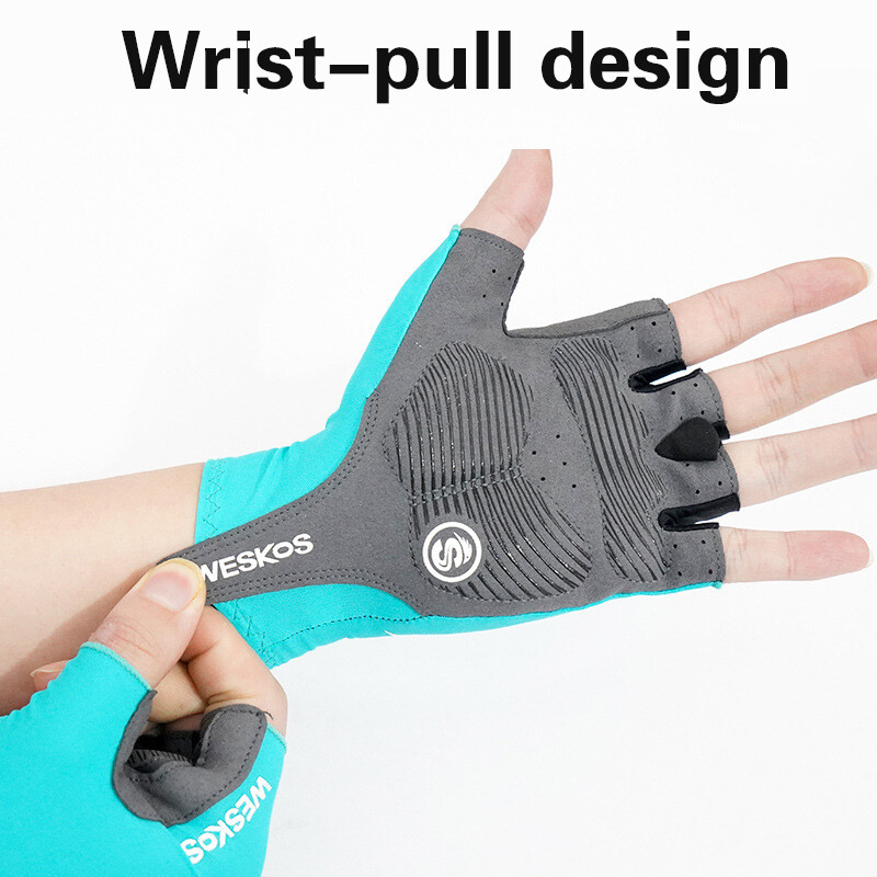 Ανδρικά γάντια ποδηλασίας Άνοιξη καλοκαίρι Γάντια ποδηλάτου μισού δακτύλου Αντιολισθητικό ποδήλατο μοτοσικλέτας MTB Fitness Γάντια ψαρέματος Γυναικεία