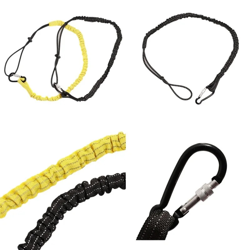 Bungee Tether alat protiv pada, penjanje, rad u zraku, sigurnosno uže za rad s karabinerom, dodatna oprema za kampiranje