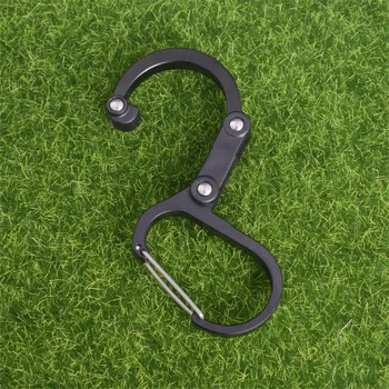 Hybrid Gear Clip - Carabiner Rotating Hook Clip που δεν κλειδώνει Ισχυρά κλιπ για κάμπινγκ ψάρεμα Πεζοπορία Ταξιδιωτικό σακίδιο έξω