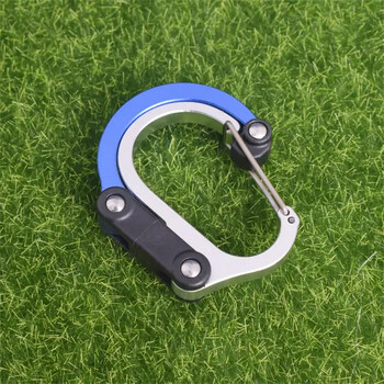 Hybrid Gear Clip - Carabiner Rotating Hook Clip που δεν κλειδώνει Ισχυρά κλιπ για κάμπινγκ ψάρεμα Πεζοπορία Ταξιδιωτικό σακίδιο έξω