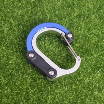 Hybrid Gear Clip - Carabiner Rotating Hook Clip που δεν κλειδώνει Ισχυρά κλιπ για κάμπινγκ ψάρεμα Πεζοπορία Ταξιδιωτικό σακίδιο έξω