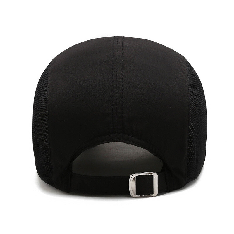 Lauko juodos vandeniui atsparios greito džiūvimo kepurės vyrams Moterų sportinės golfo žvejybos kepurė Reguliuojama vasarinė unisex beisbolo kepurė