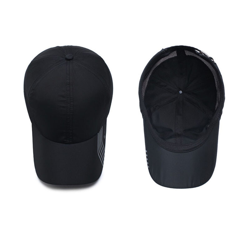 Vyrai Moterys Laisvalaikis Sportas Greitai džiūsta kvėpuojanti beisbolo kepuraitė Vyriška atspalvis madinga vandeniui atspari prakaitą sugerianti jauki lengva golfo kepurė E73