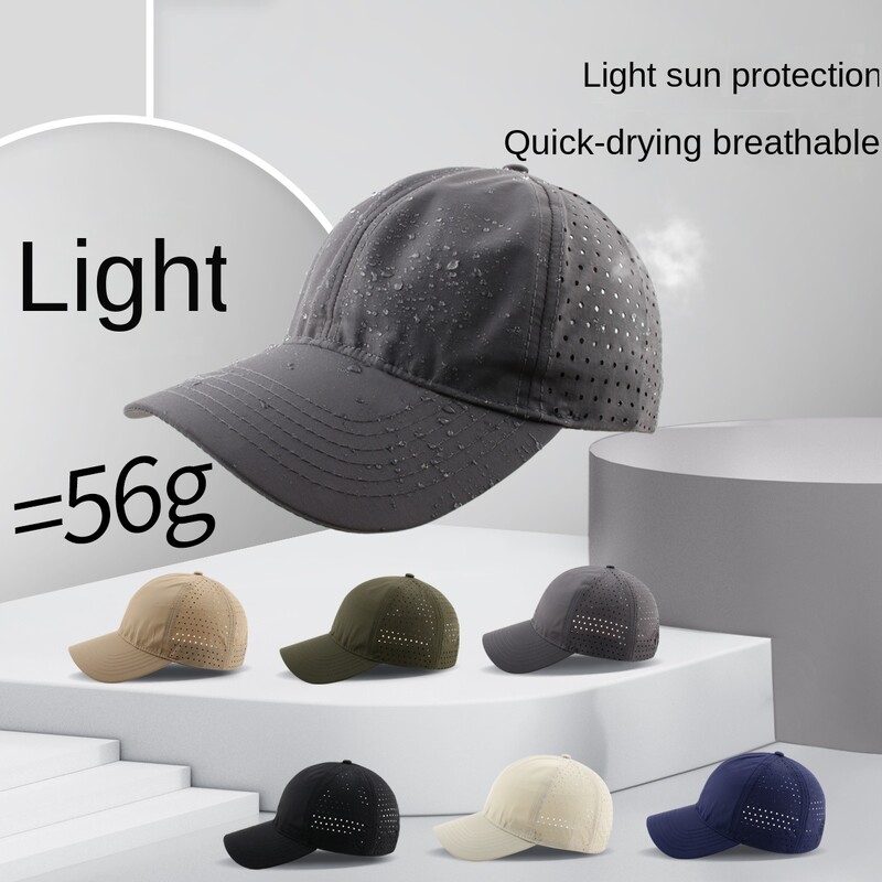Vyriškos beisbolo kepuraitės Greitai džiūstančios kepurės su didele galva plius dydžio vasarinės kvėpuojančios plonos sportinės kepurės nuo saulės lauko skydelis, atsparus vandeniui