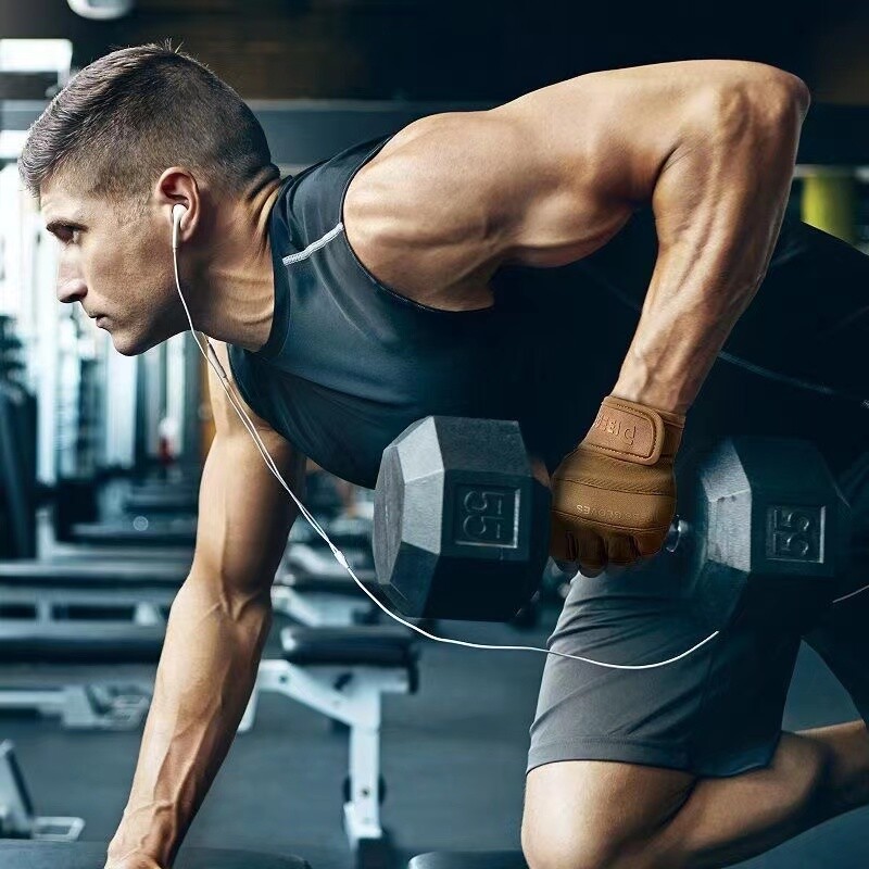Bodybuilding Gym Gloves Weightlifting Dumbbell Training Αντιολισθητικά Γάντια γυμναστικής Crossfit Άσκηση προπόνησης Ανδρών Γυναικών Γυμναστήριο Αρχική