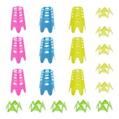 19Pcs Golf Simulator Tees Practice Tees Golf for Turf and Driving Range Tee Indoor